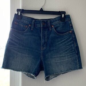 Madewell Blue Denim Shorts